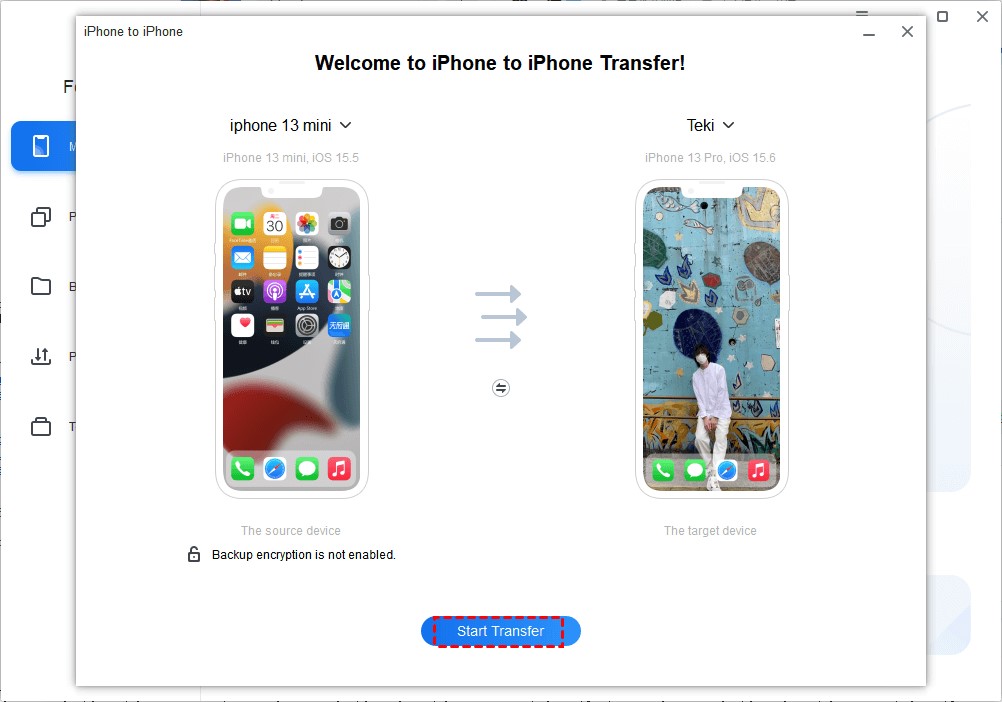 iPhone  to Phone Transfer 